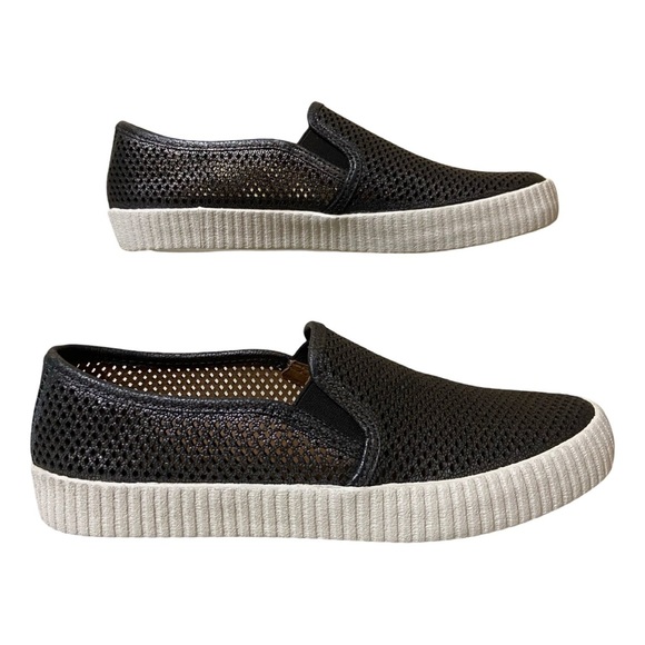 Frye Camille Metallic Perforated Slip On Casual Shoes — 3471118-PEW - Picture 5 of 9